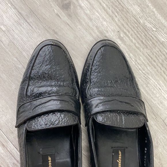 VTG Calcaterra Black Alligator Leather Dress Shoe main image 4